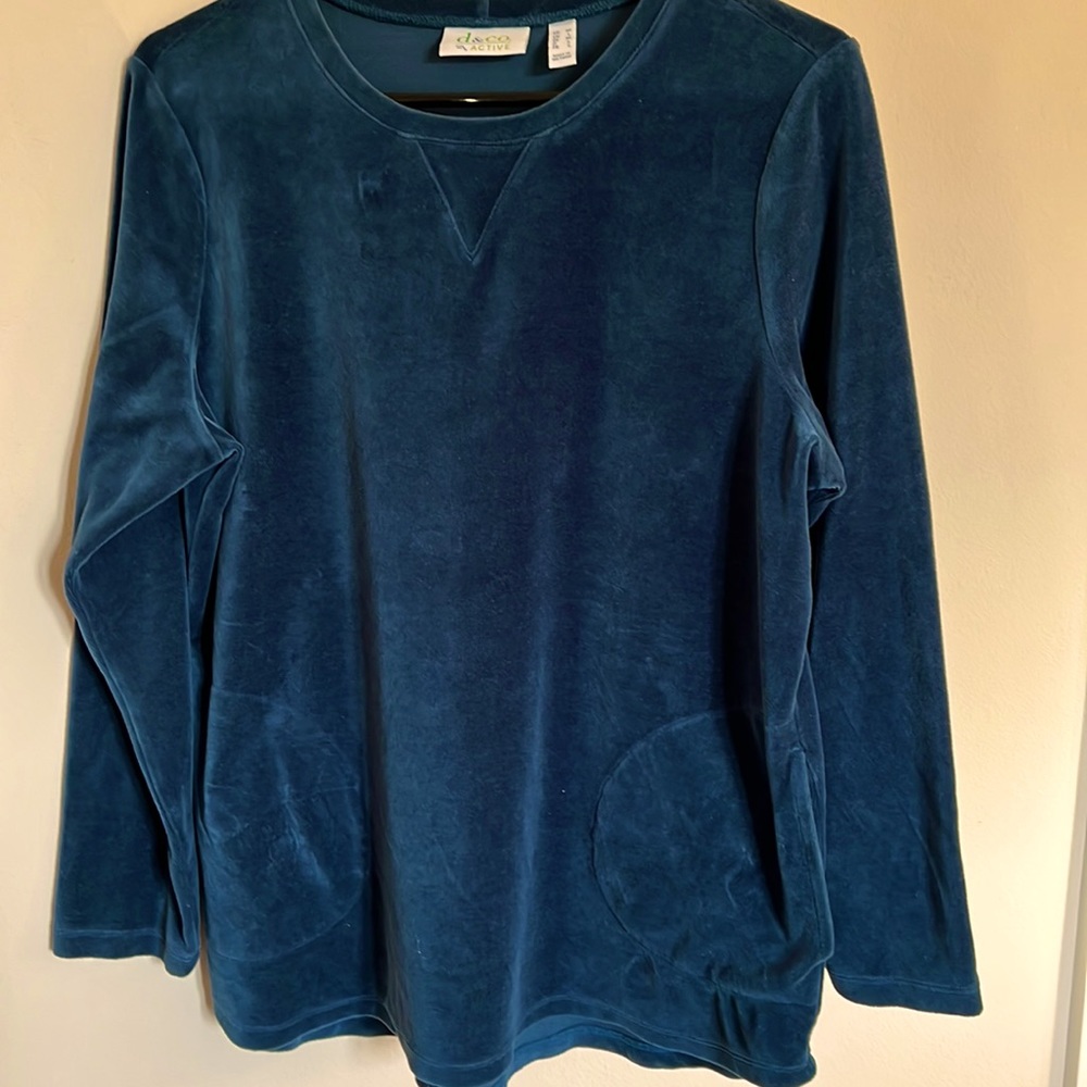 Teal Pullover top